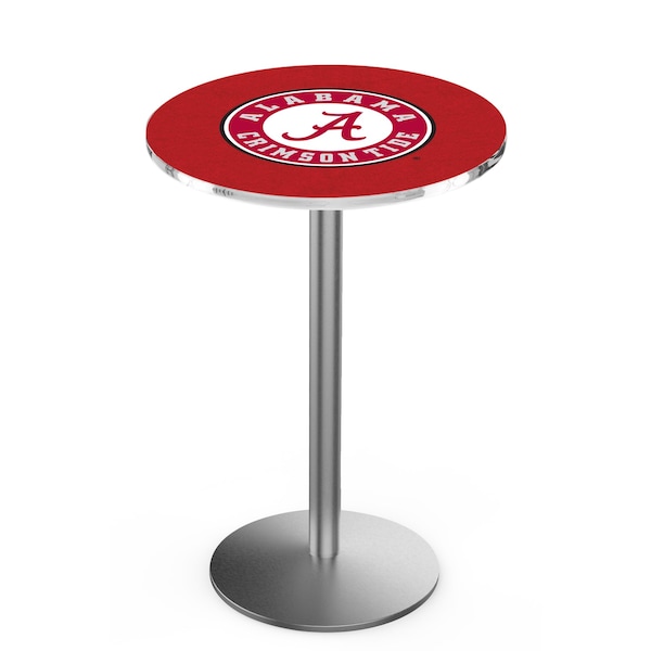 42" Stainless Steel Alabama Pub Table